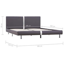 SKM Giroletto Grigio in Similpelle 180x200 cm (28.8kg)