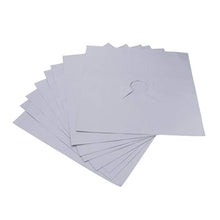 Fenteer 8Pcs 0.2mm Pad di Protezione del Forno, Pad di Protezione della Stufa A Gas Resistente - Argento