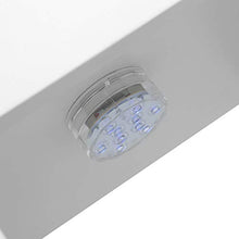 Credenza Cucina con 1 Ampio Scomparto e 1 Ripiano a 3 Ripiani, Credenza Soggiorno,Mobiletti con Luce a LED per Sala da Pranzo e Soggiorno, 75 x 35 x 83cm