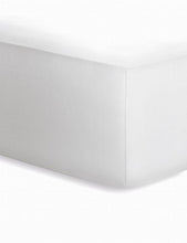 schlafgut Jersey-Elasthan Boxspring Lenzuolo con Angoli, Cotone/Tessuti Misti, Bianco, 220 x 200 x 1 cm