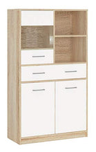 Imperial - Moda vitina in rovere Sonoma/bianco | La struttura solida garantisce una lunga durata |