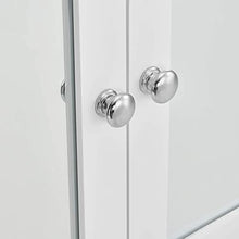 [en.casa] Armadio da Parete per Il Bagno con Specchio - 58x56x13cm - Bianco