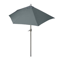 Mendler Ombrellone da Balcone salvaspazio Parla 145x285x252cm Antracite Senza Base