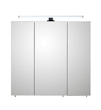 Pelipal 360 Balu Armadietto a Specchio, Legno ingegnerizzato, Lucido Bianco, 70/75/20 cm