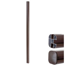 Montante pilastro per frangivento Modello Sarthe Alluminio Premium 186cm Marrone