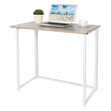 AWJ Tavolo Pieghevole per Computer, scrivania per Computer da Ufficio Supporto per PC Portatile Notebook Tavolo da scrivania Scrivania da Studio per Studenti, 80 x 74 x
