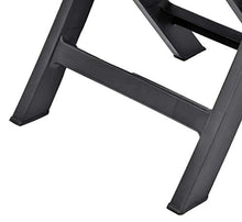 Tomaino Sedia Pieghevole in plastica Uso Esterno e Interno (Antracite)