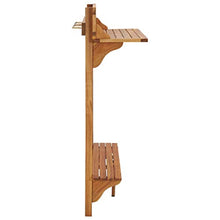 FAMIROSA Tavolo da Bar da Balcone 90x37x122,5 cm in Massello di Acacia