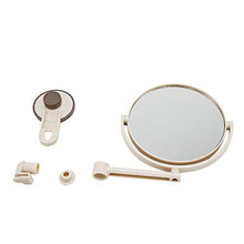 Dasorende Specchio Da Bagno Specchio Cosmetico Ingrandimento 1X / 3X Ventosa Specchio Da Trucco Regolabile Specchio Da Bagno un Doppia Faccia