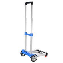 Carrello Portatile Pieghevole per Carrello Trolley in Lega di Alluminio (Colore : A)