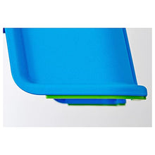 Ikea Bolmen - Sgabello antiscivolo, 25 cm, 2 colori a scelta, in plastica, blu, 25 cm