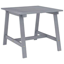 vidaXL Set Pranzo da Giardino 5 pz in Legno Massello di Acacia Grigio