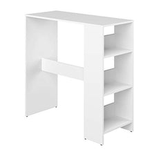 Temahome Tavolo da Bar Gavarnie, Particle Board, Bianco (White), 94 x 40 x 101 cm