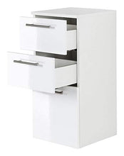 Set di mobili da bagno SANTINI 75 (4 pezzi) bianco lucido