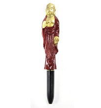 Design Ideas - Statuetta di Buddha a forma di penna 2,5 x 2,5 x 15 cm