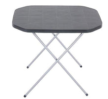 Dajar - Tavolo pieghevole da campeggio, 53 x 70 x 61 cm, colore: grigio