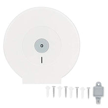 Tarente Bagno WC Supporto del tovagliolo di Carta Rotonda Supporto di plastica Bianco tovagliolo del Tessuto