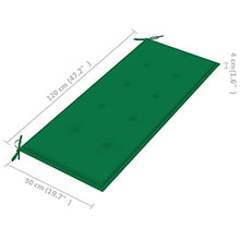 vidaXL Panchina da Giardino Cuscino 135cm Massello d'Acacia Grigio