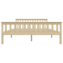 FAMIROSA Giroletto con 2 Cassetti in Legno Massello di Pino 160x200 cm-0340