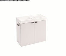 Bath + by Cosmic B-Box – Mobile 2 Ante per Lavabo Bianco Lucido, 50 cm