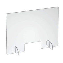BIN Schermo Protettivo Igienica Protettiva per Counter Desk igienica Protettiva Shield Chiaro Freestanding per la conservazione chiodo, Ufficio, controsoffitto, Reception, Checkout, ect (80 * 60cm)