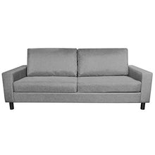 FAMIROSA Set Divani a 5 Posti 2 pz Grigio Chiaro in Tessuto