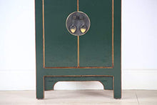 Yajutang Cassettiera cinese comodino in legno massello verde abete