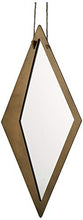 Specchio in metallo verniciato epossidico con logo inciso Maroon