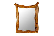 WINDALF Hobbit - Specchio da parete Aurora 110 cm, in legno di radice
