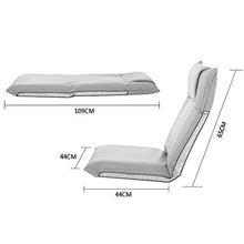 SMC Divano Lazy Couch Divano Pieghevole per Balcone (Color : Rose Red)