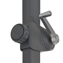 vidaXL Ombrellone a Sbalzo con Palo Alluminio Antracite e Base Tenda Parasole