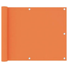 vidaXL Paravento Balcone Arancione 75x500 cm in Tessuto Oxford
