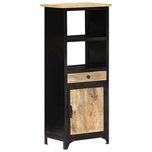 vidaXL Credenza Alta 45x32x110 cm in Legno Massello di Mango