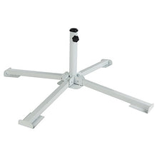 AKTIVE – Pie di 4 Gambe Pieghevole per ombrellone 84 x 84 x 27.5 cm, 53762