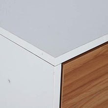 Comodino Tavolo da Letto per Case in MDF, Comodino da Comodino in Legno Moderno per Uso Domestico con Mobili per Camera da Letto a Doppio Cassetto