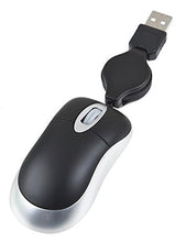 SaySure - Mini Retractable USB Optical Scroll Mouse for Laptop PC