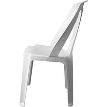 Sedia da giardino sedia da giardino PROCIDA plastica bianco balcone mobili in rattan terrazze mobili