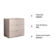 13Casa - Caliel A5 - Comò. Dim: 77x38x80 h cm. Col: Rovere. Mat: Melamina.