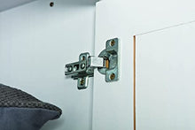 Inter Link Armadio Moderno con Ante Battenti Pino Massiccio con Vernice Resistente, Bianco