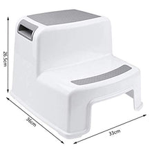 Sgabelli A 2 Gradini per Bambini, Piedini Antiscivolo per Bambini, Gradini di Sicurezza per Bagno, Cucina E Servizi Igienici, Vasino,C