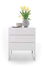 Robas Lund Comodino, Bianco, BxHxT 50x60x40 cm