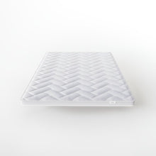 Hilding Sweden Topper Nature Coprimaterasso, Schiuma, Bianco, 140 x 200 cm