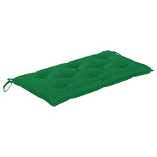 vidaXL Cuscino per Panca da Giardino Rosso 120x50x7 cm in Tessuto