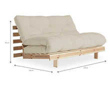 KARUP Roots 140 cm Divano Letto, Legno, Visione 747, 22x140x95 cm - Arredi Casa