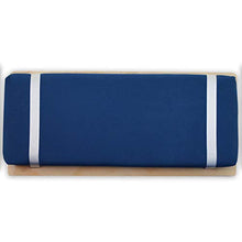 DS Dropshipping Testiera da parete per divano Box 47 x 120 cm con cuscino, adatto per esterni