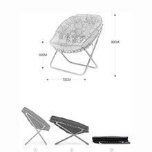 BJH Poltrona da Esterno Sedia da Divano Camera da Letto Pieghevole Casual Balcone Reclinabile Quattro Stagioni Pieghevole Universale