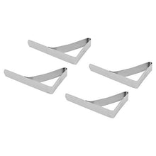 Changor - Fermagli per tovaglia, antiscivolo, resistente, in acciaio INOX
