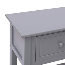 SKM Credenza Grigia 115x30x76 cm in Legno
