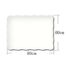 Bathroom mirror-Jack Lavabo sospeso Specchio da Parete per lavabo Specchio per lavabo Senza Telaio (Dimensioni : 60 * 80cm)