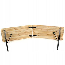 QLS Set di mobili da giardino, pieghevole, da campeggio, 220 cm